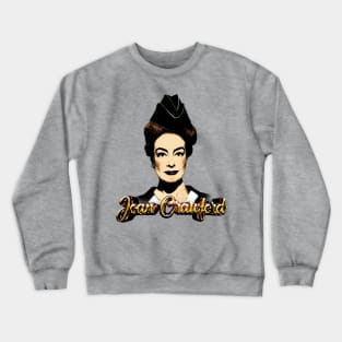 Joan Crawford - Engraving Style Crewneck Sweatshirt